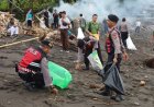 Polri Bersama Pemerintah dan Masyarakat Bersinergi Jaga Kebersihan Pantai Medewi